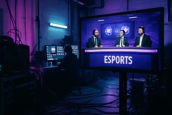 NeonTide studiyasında işıq, kamera və səhnə dekoru ilə hazırlıq gedir