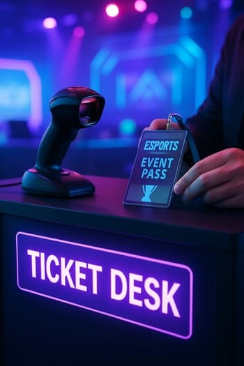 Masada NeonTide tədbiri üçün çap edilmiş bilet və wristband-lar