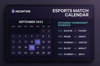 Portal match calendar bölməsində həftəlik matç cədvəli