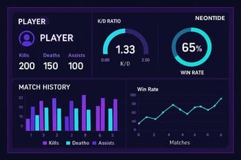 Portal stats panel pəncərəsində izlənmə və engagement qrafikləri