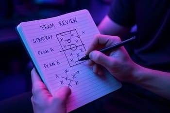 Oyundan sonra oyunçu dəftərə öz oyun qeydlərini yazır