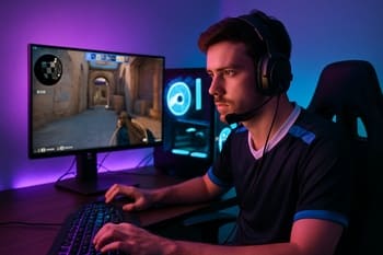 Onlayn scrim zamanı oyunçular ev setup-larından serverə qoşulub